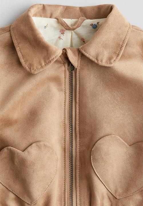 H&M - Napped jacket - dark beige