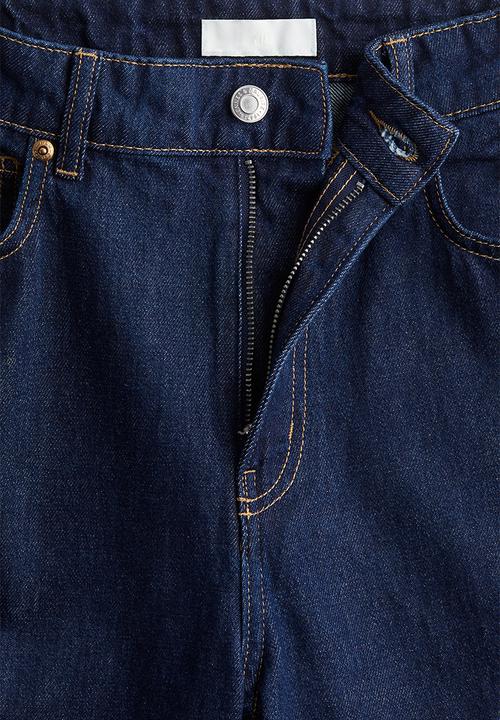 H&M - Wide high jeans - dark denim blue