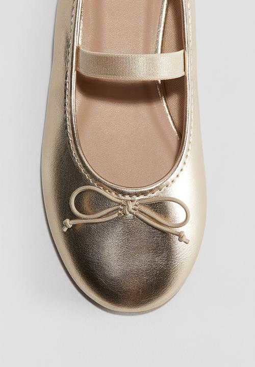 H&M - Ballet pumps - gold-coloured