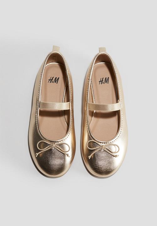 H&M - Ballet pumps - gold-coloured