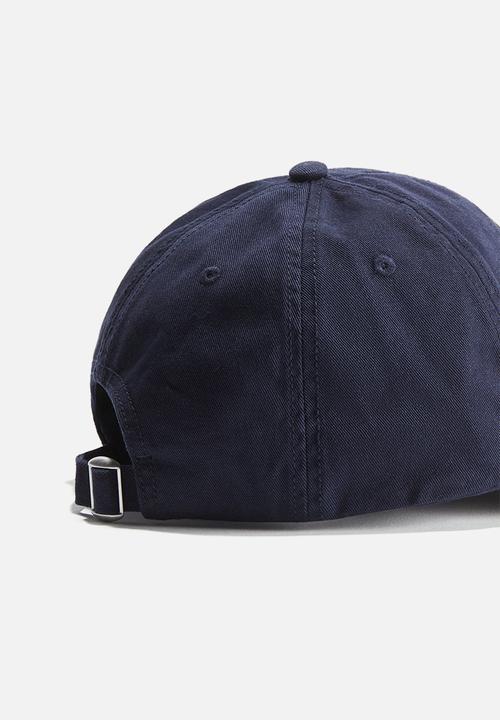 H&M - Embroidered cap - dark blue new york