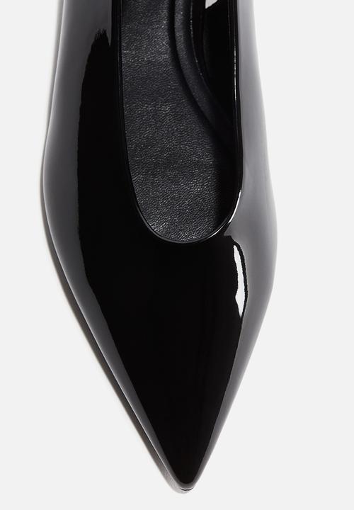 H&M - Pointed slingbacks - black