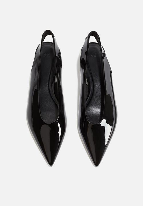 H&M - Pointed slingbacks - black