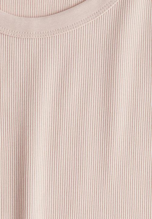 H&M - Ribbed vest top - light dusty pink 