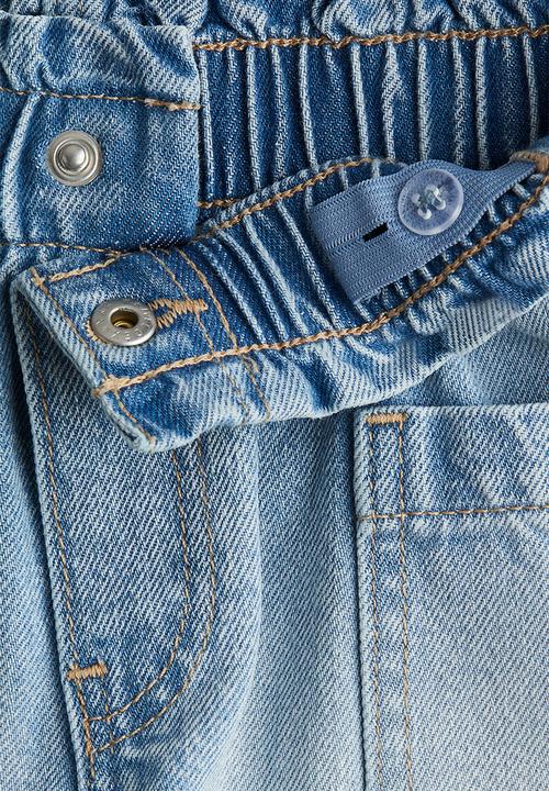 H&M - Paper bag shorts - denim blue