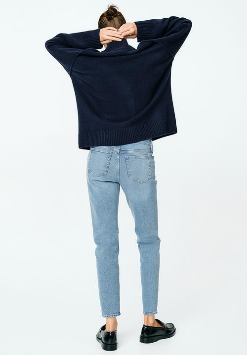 H&M - Mama slim ankle jeans - denim blue