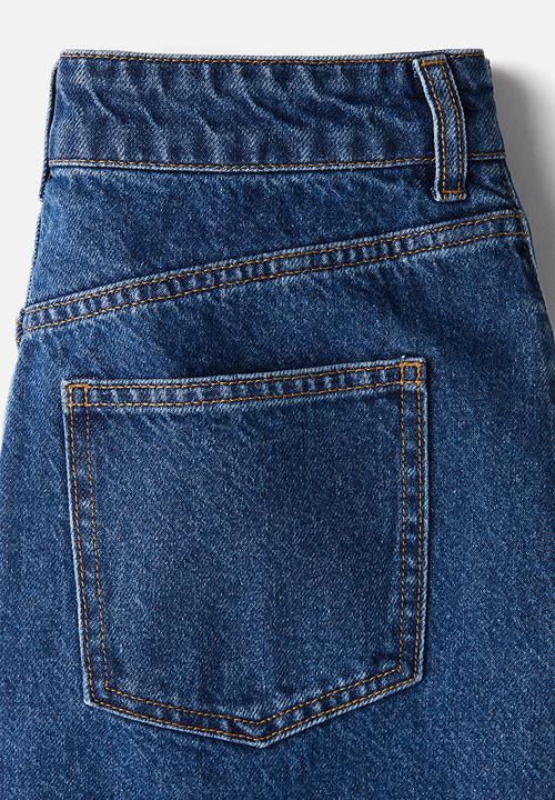 H&M - Denim skirt - dark denim blue