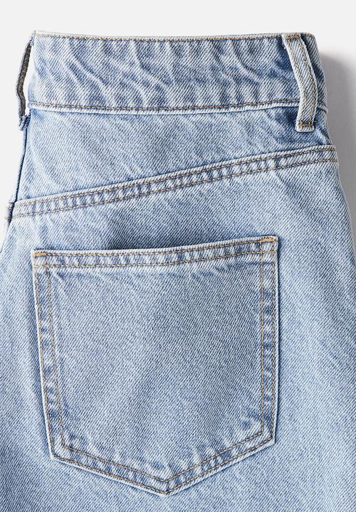 H&M - Denim skirt - light denim blue