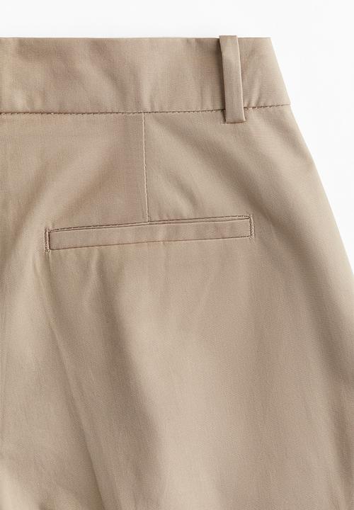 H&M - Crease-leg chinos - beige