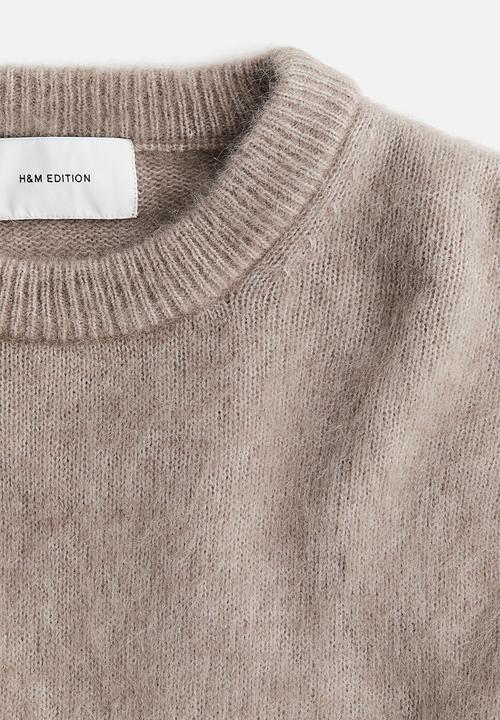H&M - Oversized mohair-blend jumper - beige