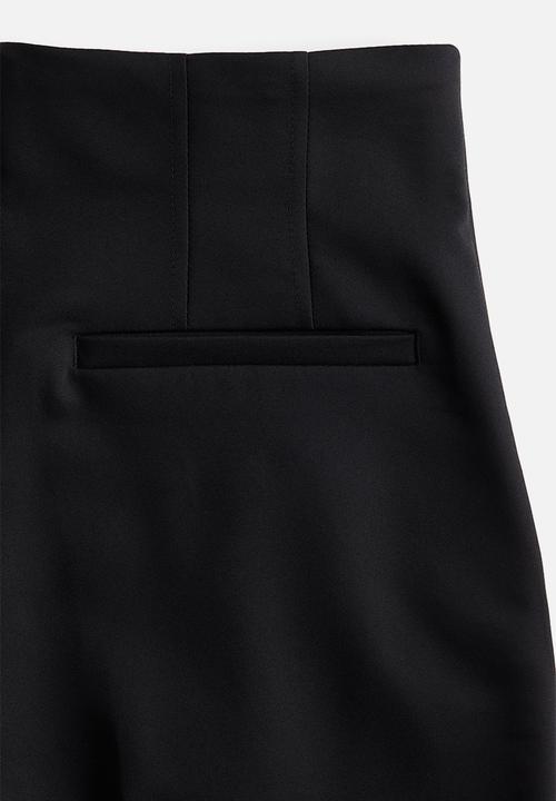 H&M - Dart-waist culottes - black