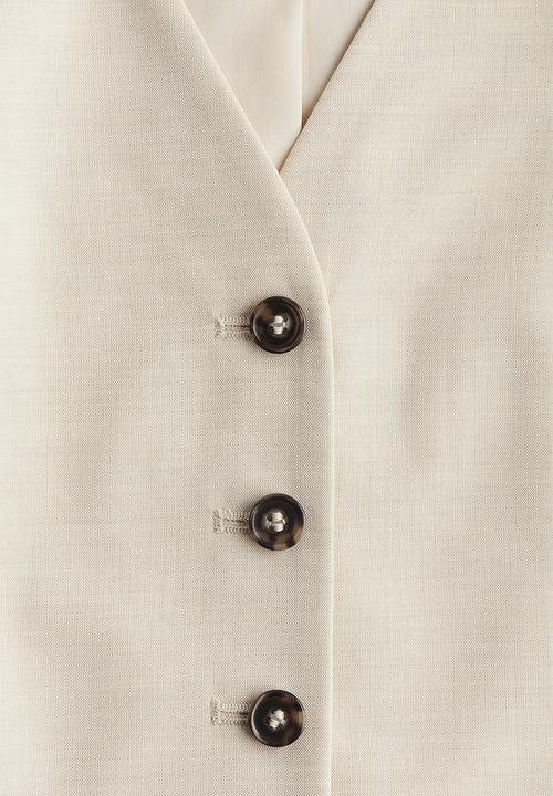 H&M - Suit waistcoat - light beige
