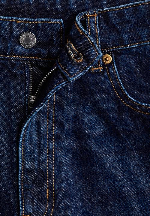 H&M - Denim bermuda shorts - dark denim blue