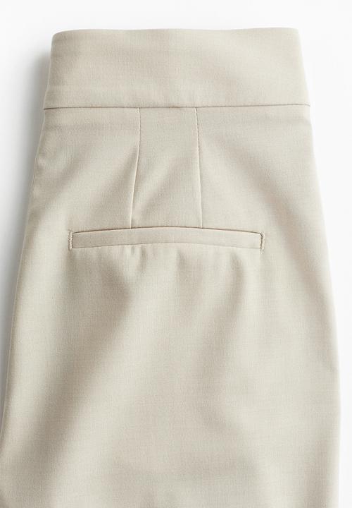 H&M - Ankle-length cigarette trousers - light beige