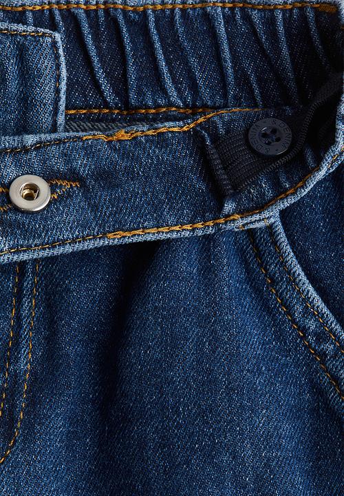 H&M - Loose-fit tapered jeans - dark denim blue