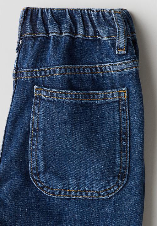 H&M - Loose-fit tapered jeans - dark denim blue
