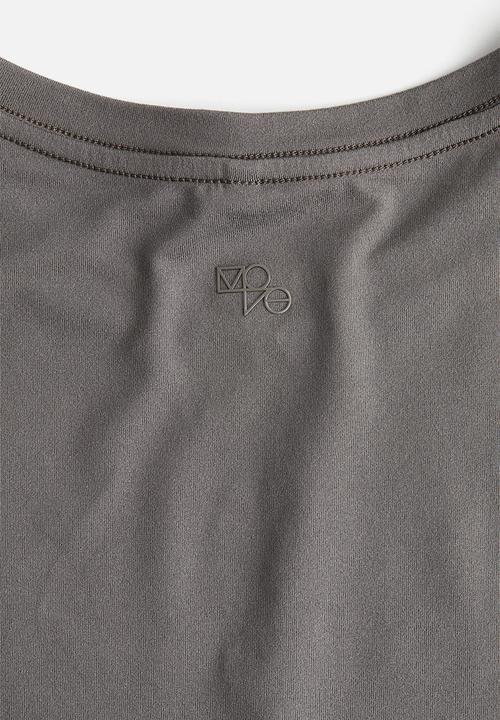 H&M - Sports top with drymove™ - dark grey