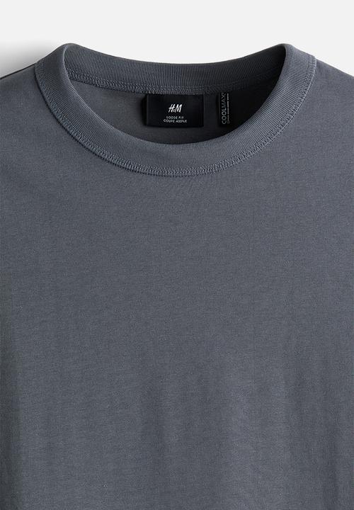 H&M - Coolmax® loose fit t-shirt - dark grey