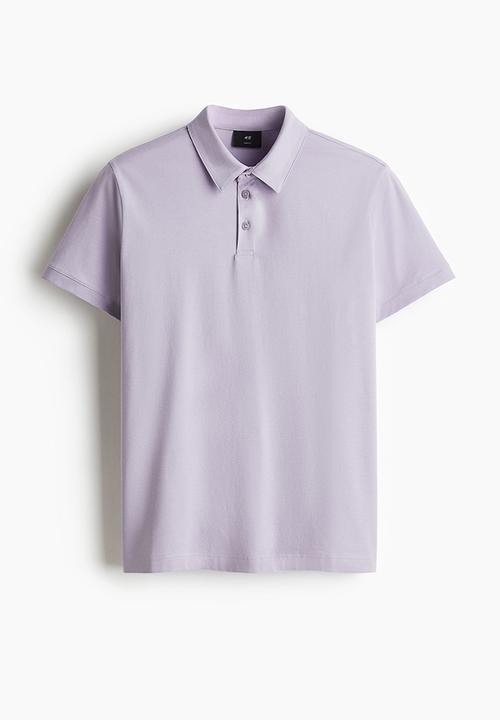 Slim fit polo shirt - purple - 0956343093