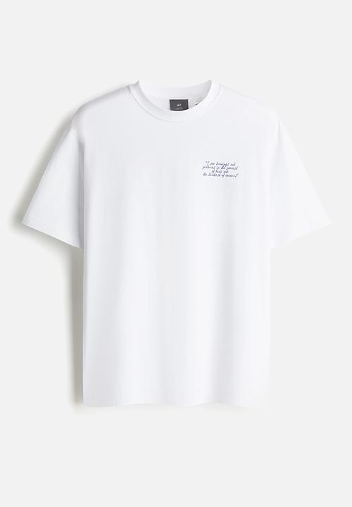 Loose fit t-shirt - white/vincent van gogh - 0972640147