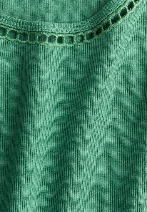 H&M - Cropped vest top - green