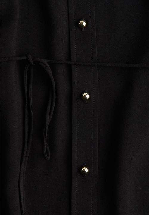 H&M - Tie-belt dress - black