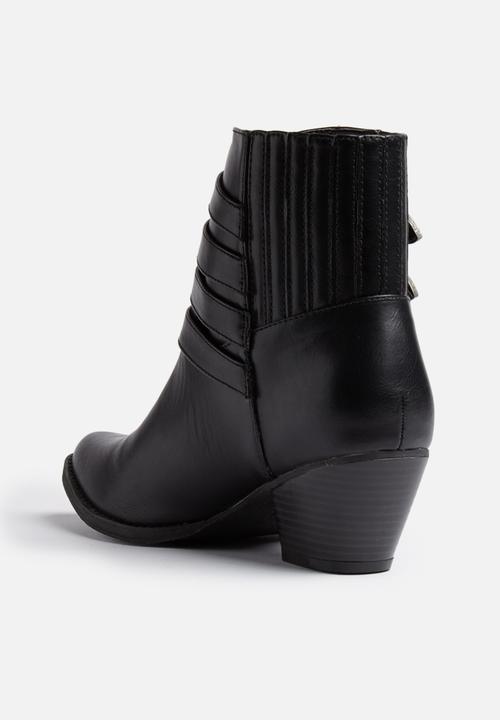 Glamorous - Buckled Cowboy Boot