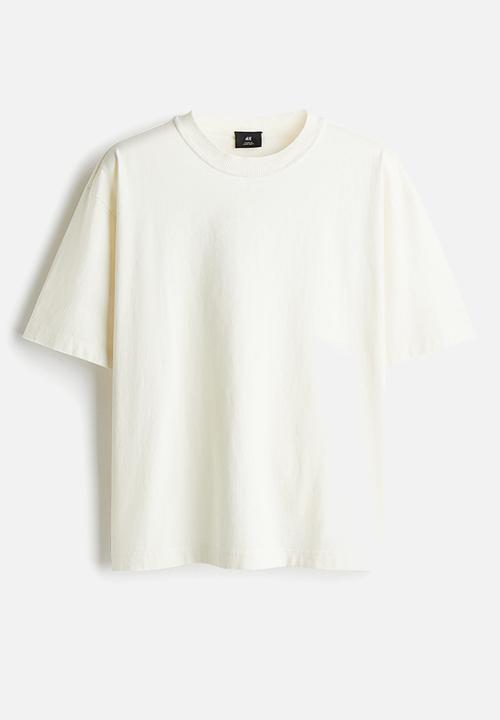 H&M - Loose fit printed t-shirt - white eagle