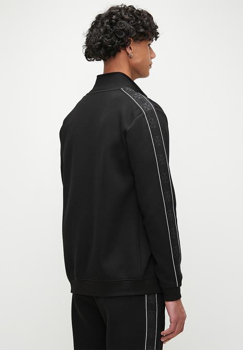 GUESS - Mickey Full Zip Sweatshirt - Jet Black A996