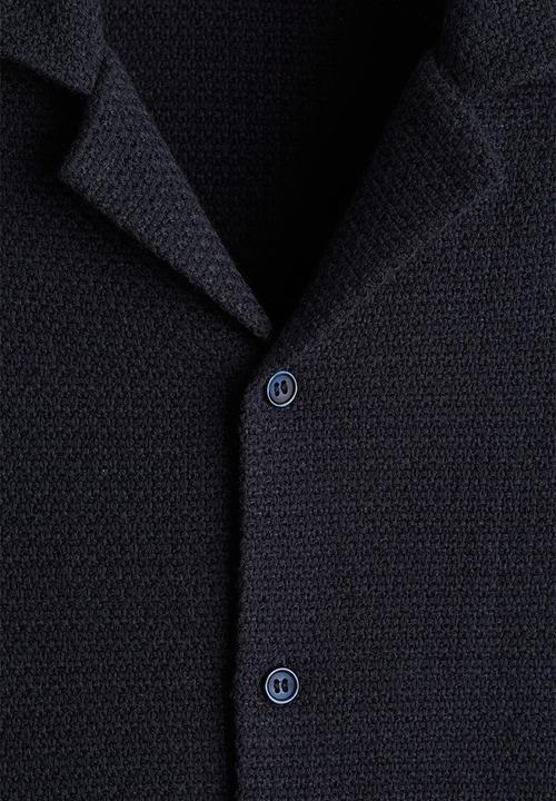 H&M - Regular fit resort shirt - navy blue