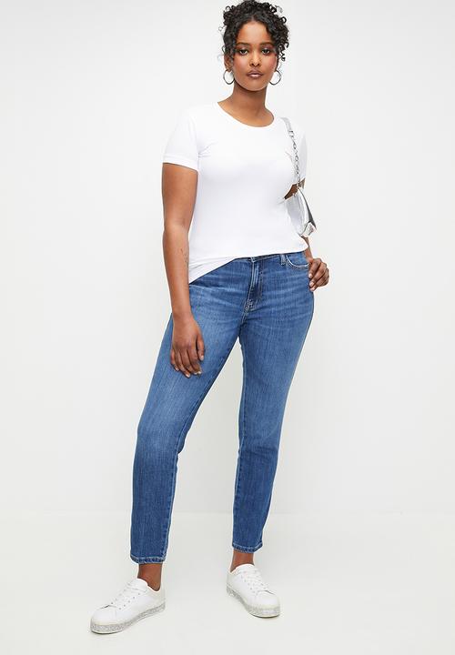 GUESS - Ss Cn Mini Triangle Tee - Pure White
