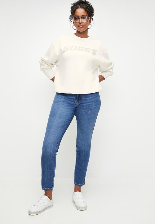 GUESS - Cecilia Cn Sweatshirt - Ocean White