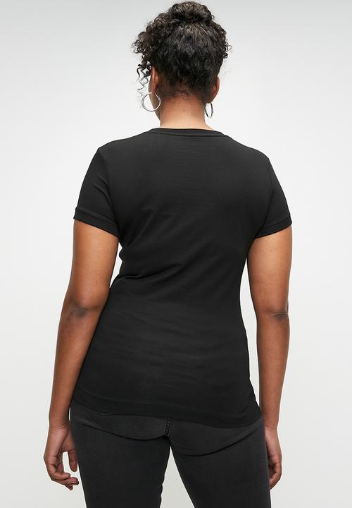 GUESS - Ss Cn Mini Triangle Tee - Jet Black A996