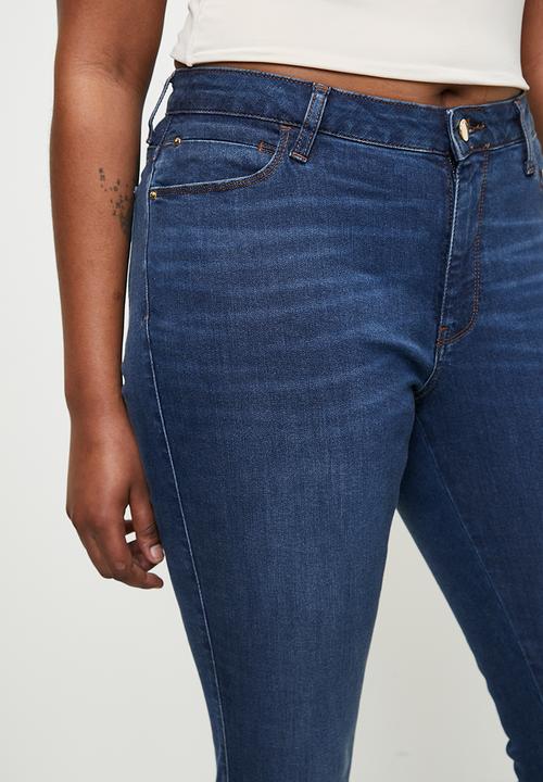 GUESS - Sa Curve Mid Rise - Dark Wash