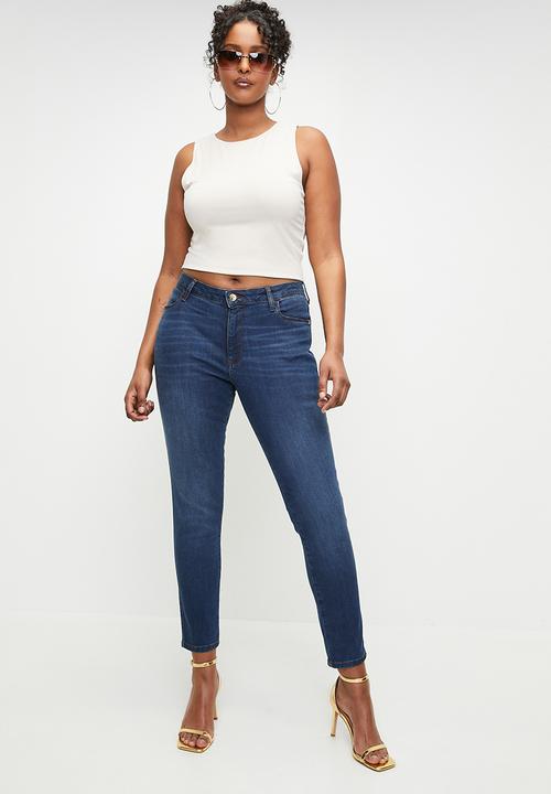 GUESS - Sa Curve Mid Rise - Dark Wash