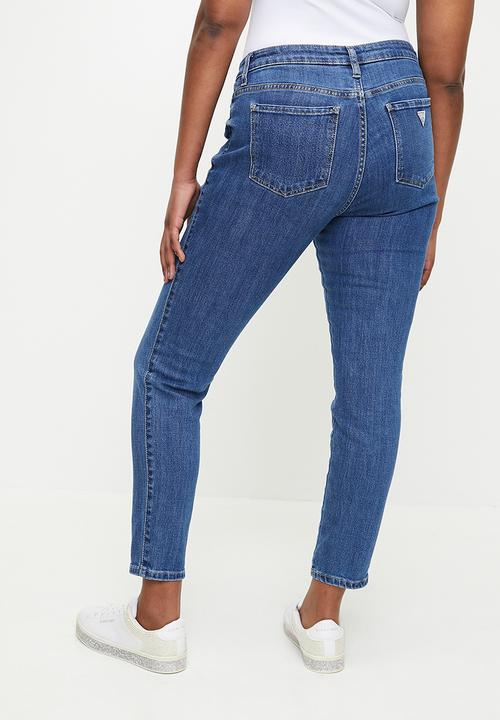 GUESS - Sa Curve Mid Rise - Mid Wash