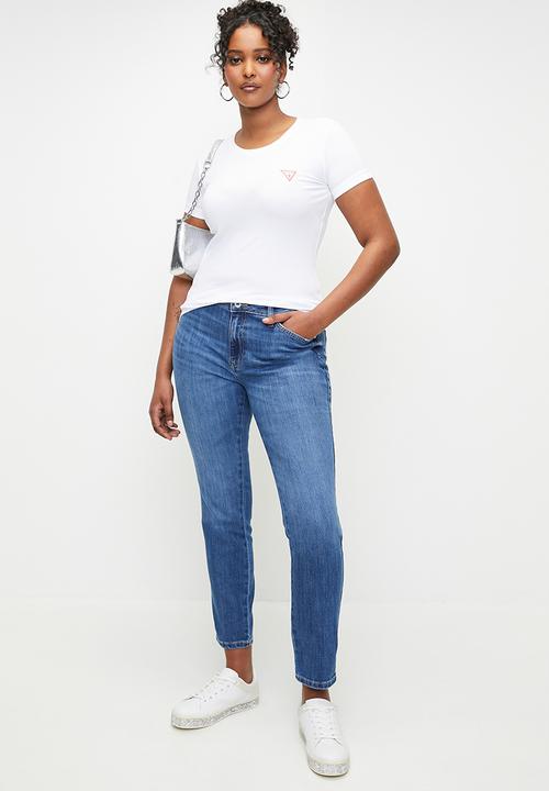 GUESS - Sa Curve Mid Rise - Mid Wash