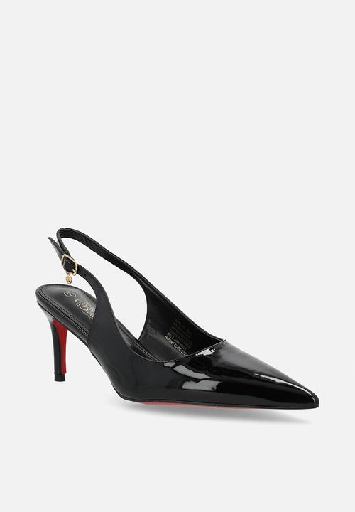 Miss Black - Nola 3 slingback low heel - black