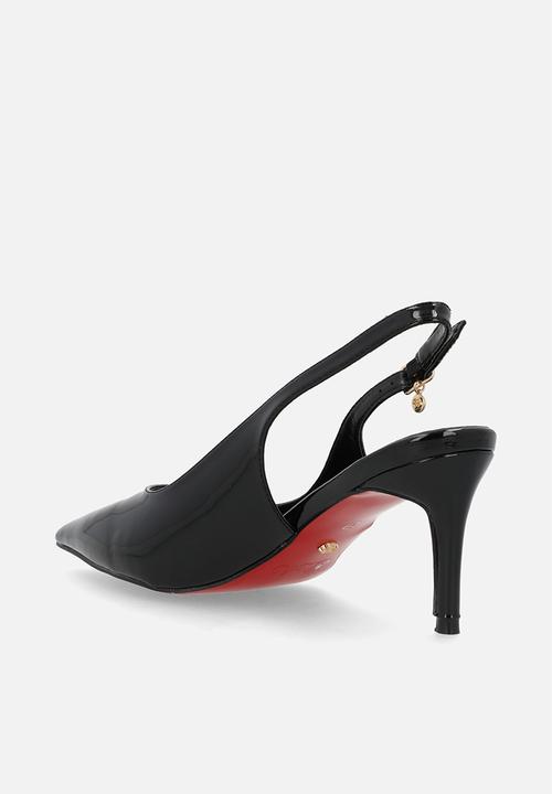 Miss Black - Nola 3 slingback low heel - black