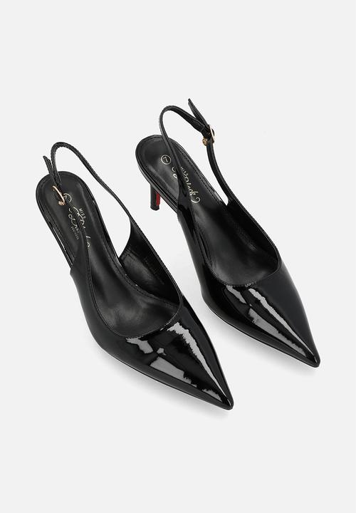Miss Black - Nola 3 slingback low heel - black