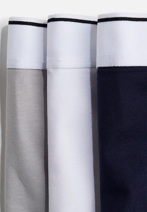 H&M - 3 pack mid trunks with lycra® - multi