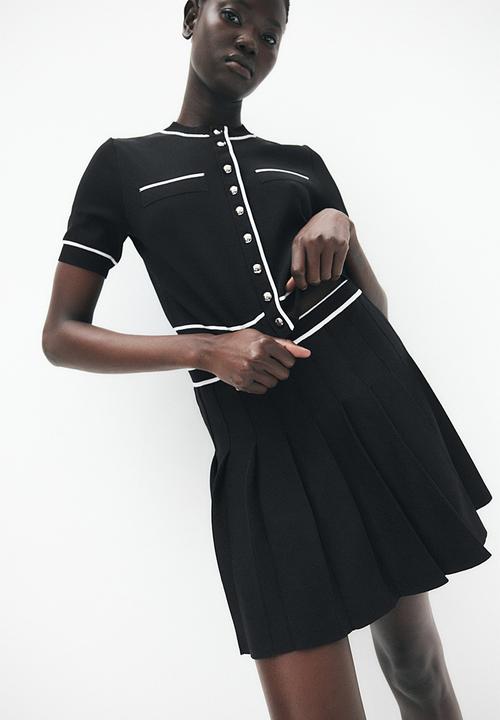 H&M - Pleated skirt - black