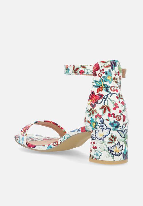 Madison® - Amira 3 heel - white foral