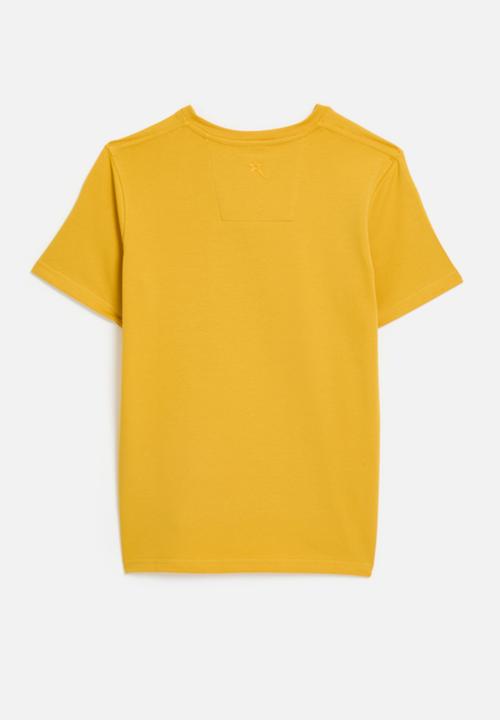 SOVIET - Boys plain fashion T-shirt - new mustard