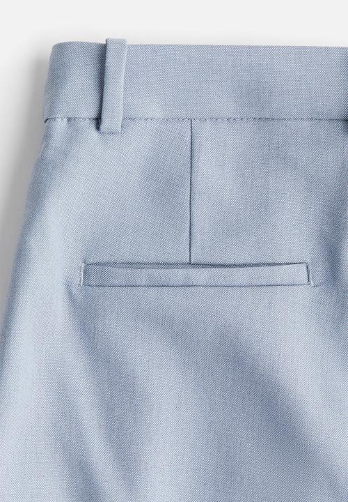 H&M - Tailored trousers - light dusty blue