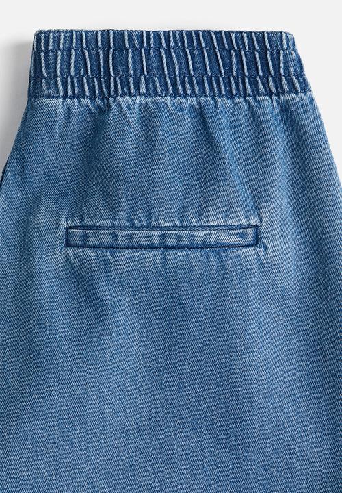 H&M - Pull-on denim trousers - light denim blue