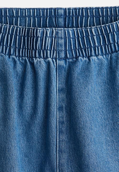 H&M - Pull-on denim trousers - light denim blue