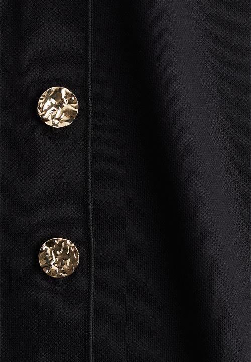 H&M - Jersey waistcoat - black