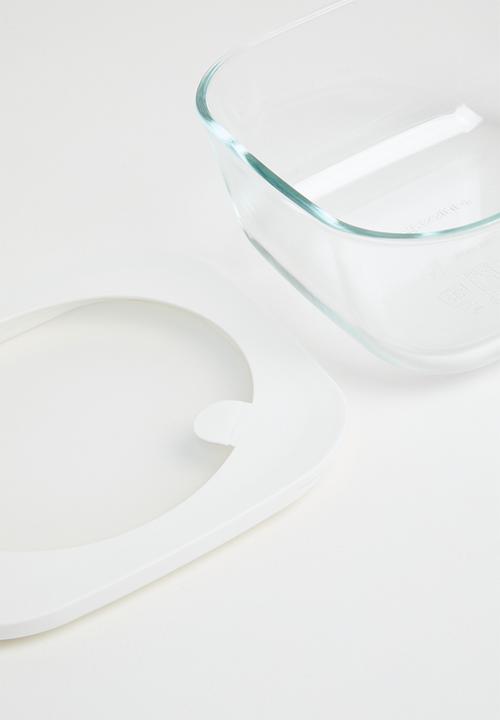 Guzzini - Guzzini Leak Proof Glass Container 1.9L - white & clear