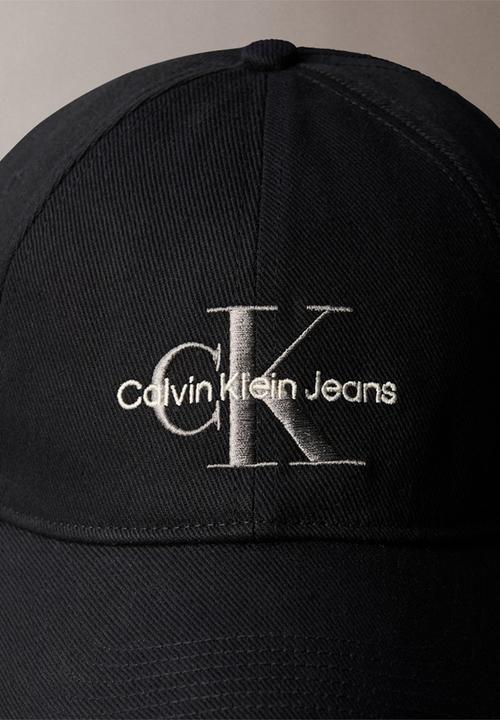 Calvin Klein - Mono Logo Embro Cap - Black